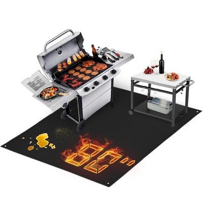 Best TOHONFOO 80 x 48 in Large Grill Mats for Outdoor - BBQ to Protect The Deck