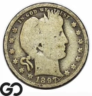 1897-O Barber Quarter, Better Date