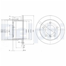 2 Bremsscheiben + 1 Satz Beläge hinten für Mercedes Sprinter 4-T B904 | 259279