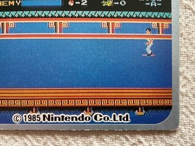 Spartan X 1985 Menko Mini Card 258 Family Computer Amada Nintendo Game Japan