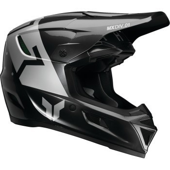 Thor Reflex Sport Helmet Full Face - Rogue Charcoal/Silver - Adult Size Medium