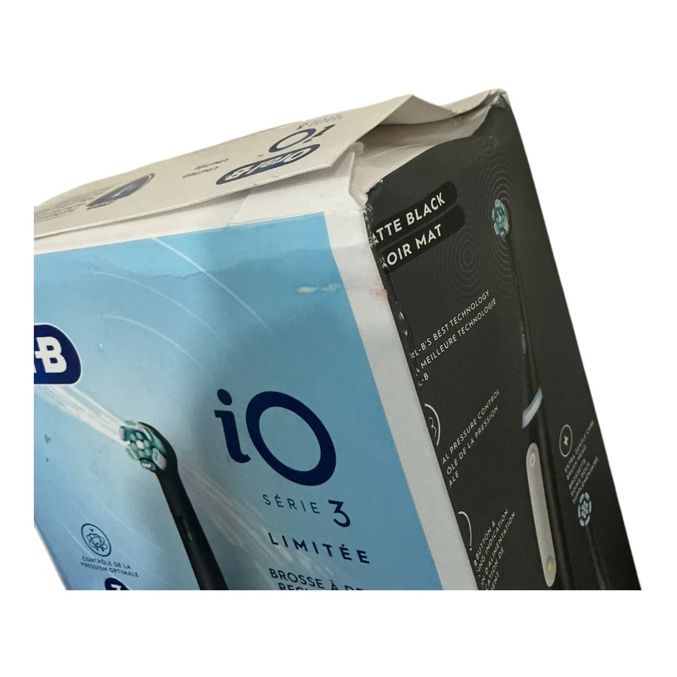 Oral-B - Cepillo de dientes iO Series 3 (negro mate) - 2 cabezales de cepillo incluidos Foto 4 de 4