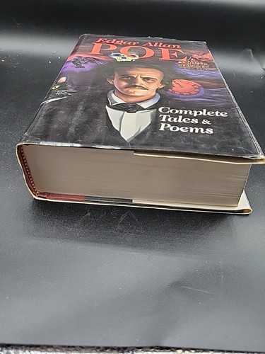 Edgar Allan Poe Collection The Complete Tales and Poems 1989 Hardback Dustcover - Foto 12 di 15