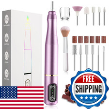 Tuobeo Cordless Nail Drill Electric Nail File Kit Rechargeable Professional