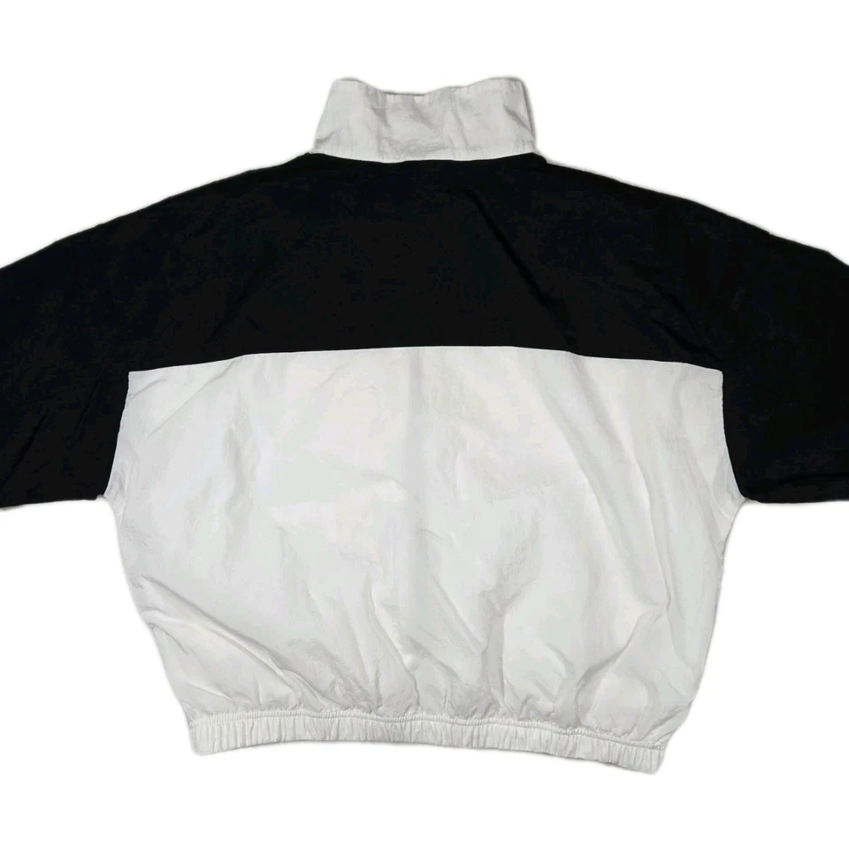 Nike Sportswear Chaqueta Ligera Cremallera Completa Mujer Pequeña Negra Blanca Foto 3 de 4