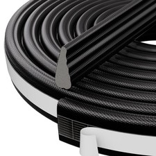 Weather Stripping Door Seal Strip, 118 inch Wedge-Shape Window Foam Seal Stri...