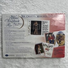 Creative Memories 5x7 White Scrapbook Pages Refill 10 Sheets/20 Pages RCM-5S
