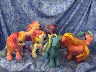 My Little Ponies Lot (some Were Given Haircuts!) Total Of 7 See Pics