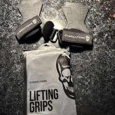 Gymreapers Weight Lifting Grips for Heavy Powerlifting size S. 6.5 grip length. 