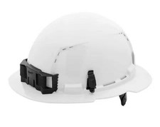 Milwaukee Tool 48-73-1221 Bolt White Full Brim Vented Hard Hat W/6Pt Ratcheting