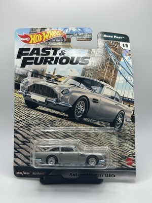 Hot Wheels Aston Martin DB5 Silver #1 Fast and Furious - Euro Fast 1/5