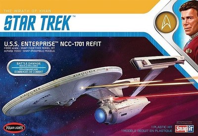 Polar Lights POL974M/12 - 1/1000 Star Trek USS Enterprise refit Wrath of Kahn Ed