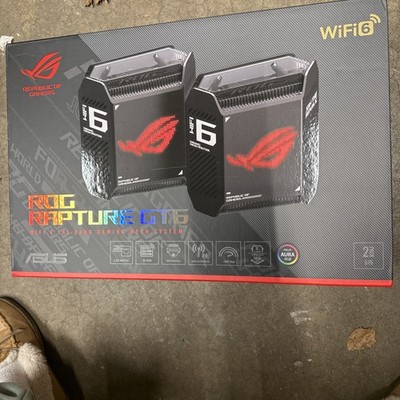ASUS - ROG Rapture GT-6 AX10000 Tri-Band Mesh Wi-Fi 6 Gaming Router (2-Pack) ...