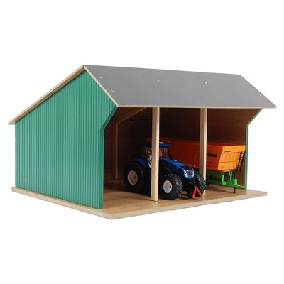 1/32 Farm Machinery 3 Bay Equipment Shed - Barn - Farming - Building 610192