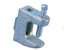 CADDY BC260025EG 1/4" Electrogalvanized Beam Clamp 13/16" Max Flange