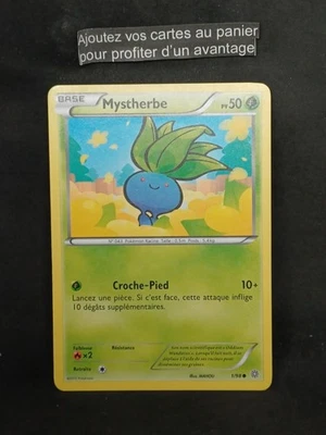 Carte Pokemon Française Mystherbe 1/98 Xy Origines Antiques - Photo 1/3