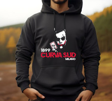 Felpa joker cappuccio curva sud Milano Milan ultras brigate  maglia