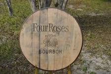 Four Roses Kentucky Bourbon Whiskey Barrel Head/Lid