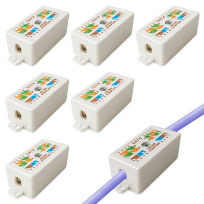 Mlifleue 6er Pack RJ45 Cat6 Anschlussdose, High Speed Inline Punchdown Krone... 