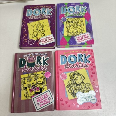 Dork Diaries: Lot Of 4 HC Books 2, 10, 11, & 13￼