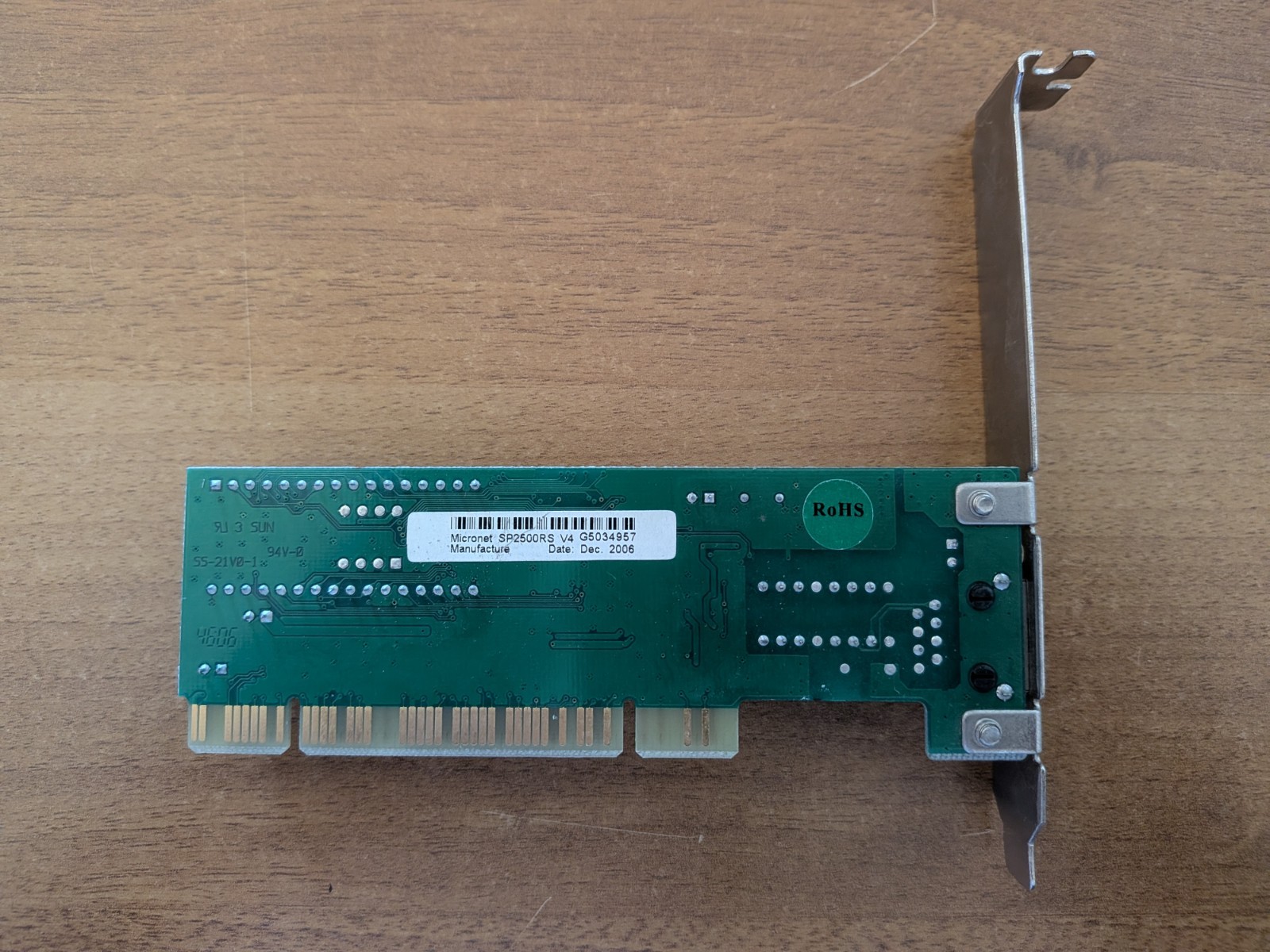 Micronet SP2500RS V4 PCI Fast Ethernet Realtek RTL8139D