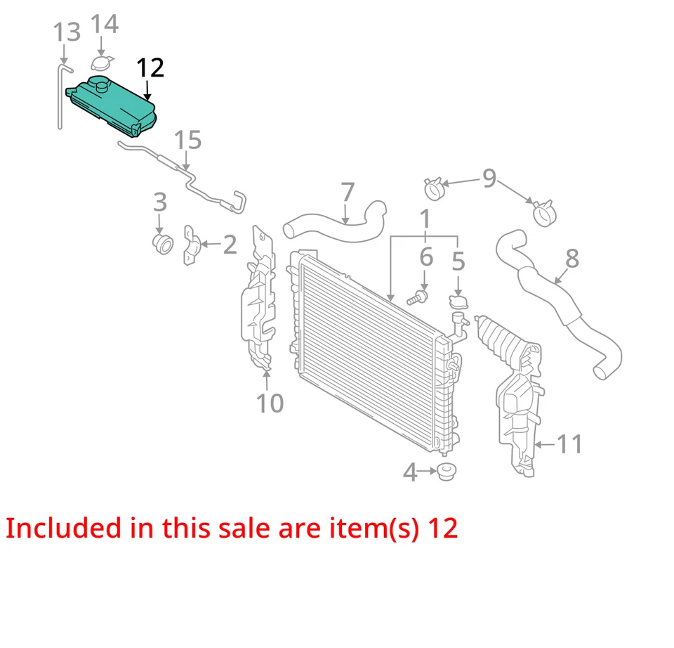 2008 Kia Sportage Coolant Overflow Bottle OEM 135K Miles - LKQ407424325 - Image 4 of 4