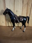 Vintage Marx Johnny West Black Thunderbolt With Brown Tack Best Of The West WOW!