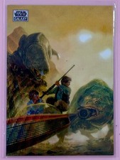 Trouble on Tatooine Refractor 05/99 Topps Star Wars Chrome Galaxy 2024 #96