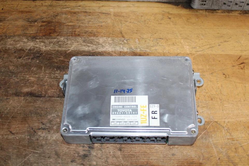1993 1994 LEXUS LS400 ECU ECM MÓDULO DE CONTROLE DE COMPUTADOR MOTOR 89661-50141 - Imagem 3 de 4