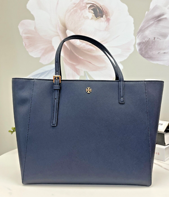 Brand New - Tory Burch Emerson Small Tempranillo Saffiano Leather