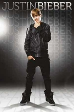 Justin Bieber - Gray Poster