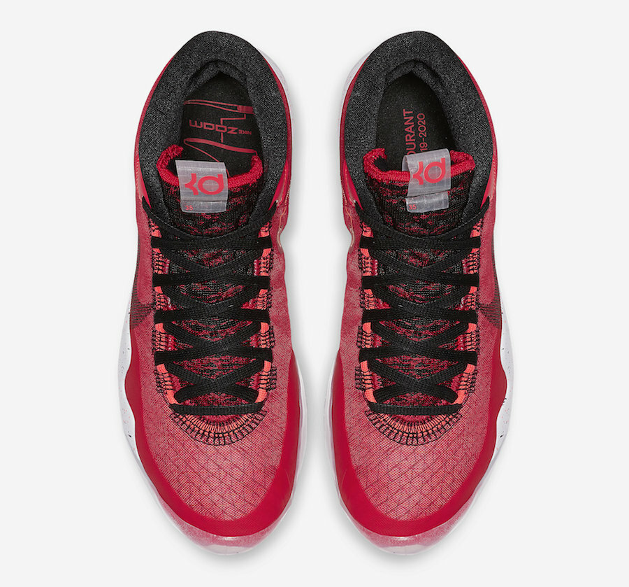 Nike Kevin Durant Zoom KD12 University Red AR4229-600 Mens 10.5
