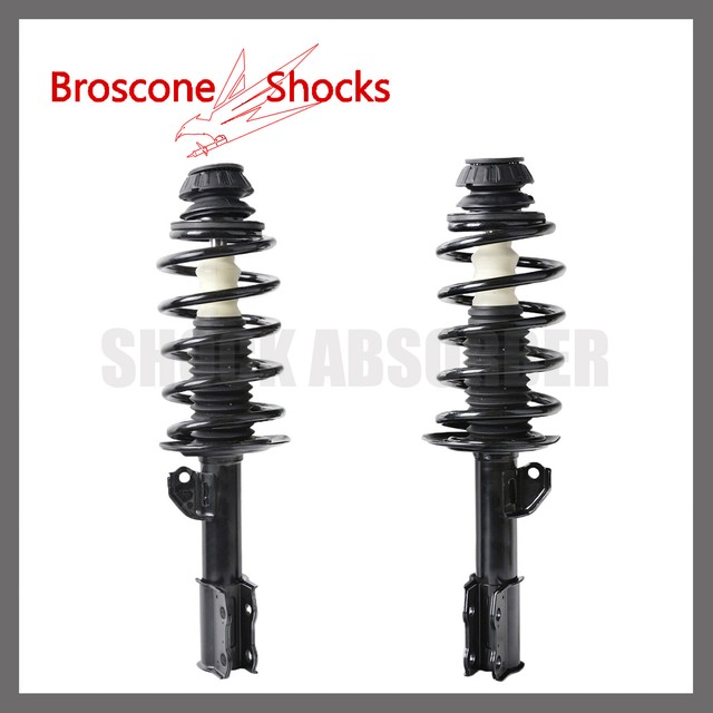 Front Pair Complete Shocks & Struts For Toyota Prius C 2012 2013 2014