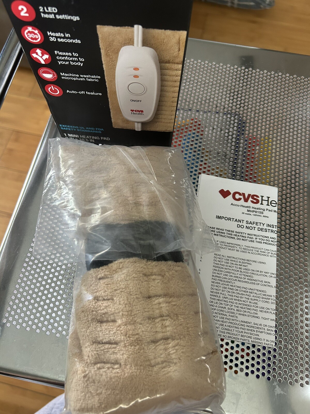 CVS Health Series 100 Mini Heating Pad eBay