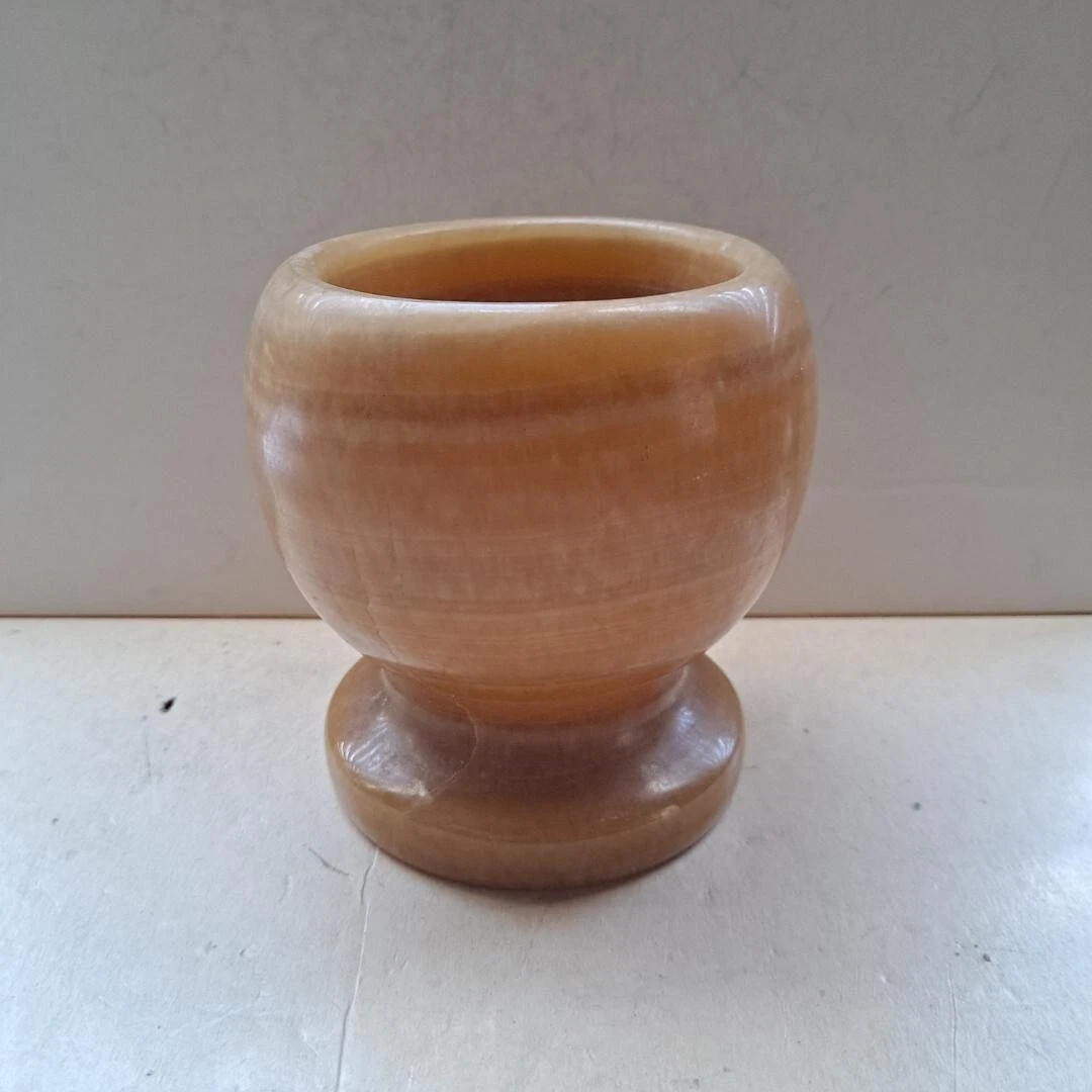 Antique Agate Marble Stone Pharmaceutical Mortar Kitchen