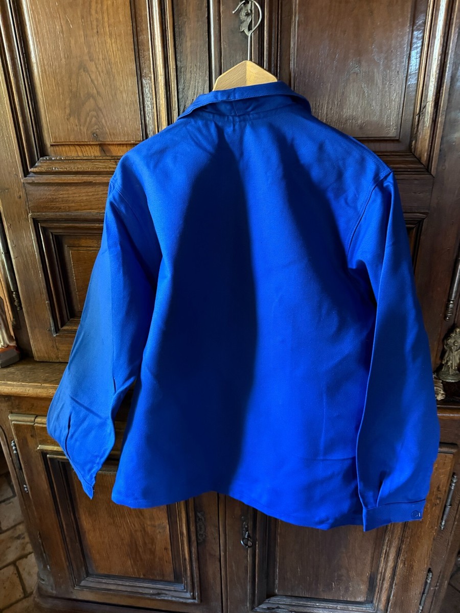 Veste De Travail Bleue - Marque L'Idéal - Taille 48 - Homme - Occasion Très Bon état