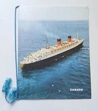 Cunard Queen Elizabeth British American Education Foudation Dinner Card 1967.