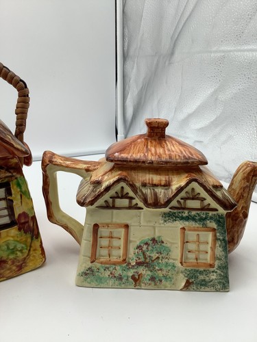 Price Kensington Pottery House Biscuit Barrel, Teapot & Cheese Dome/Butter Dish - Picture 9 of 10