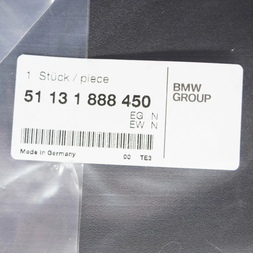 NEW BMW 3 E30 REAR BUMPER NUMBER PLATE COVER 51131888450 1888450 OEM - Picture 10 of 12
