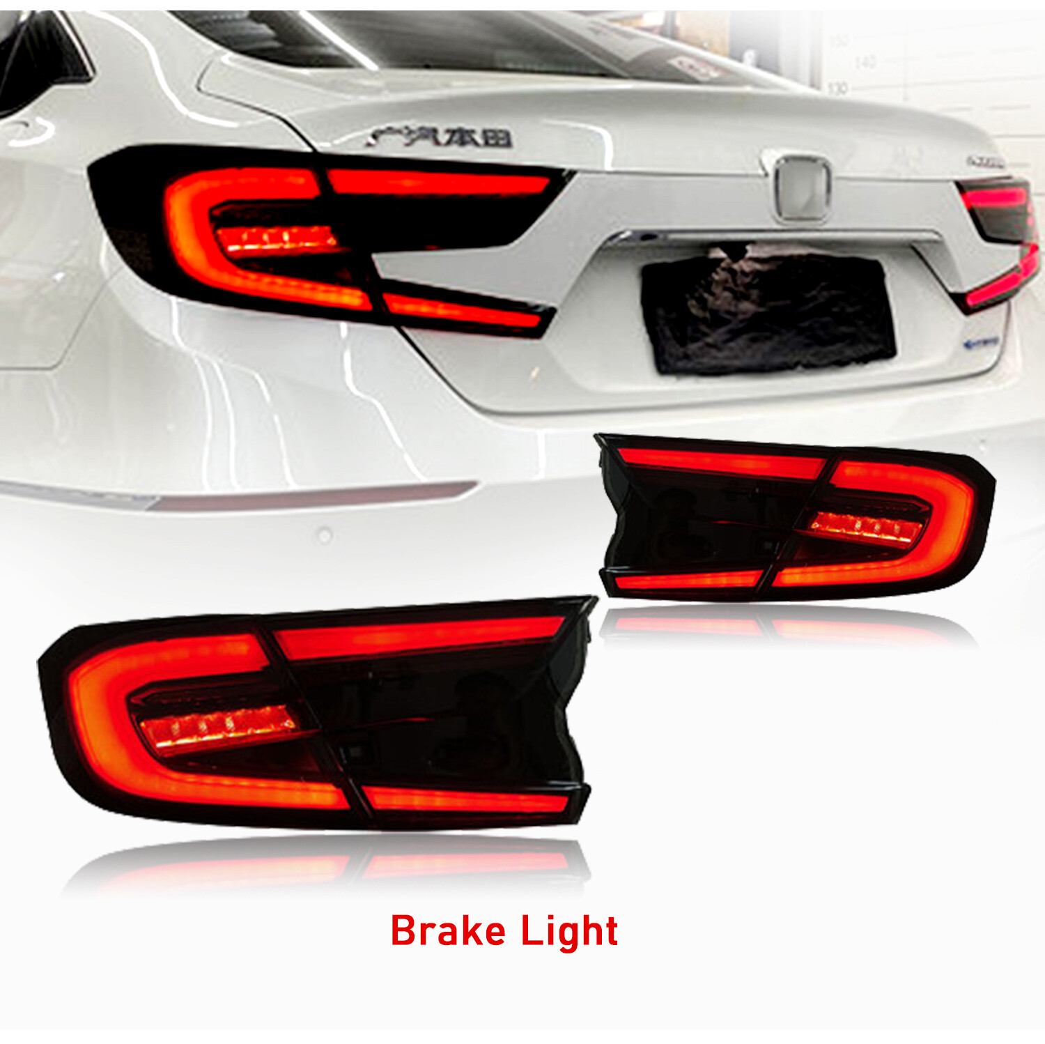 IRIS SELECTIONテールライト MOSTPLUS Smoked Tinted LED Tail Lights Compatible