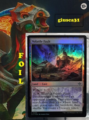 Magic - Volatile Fault - Uc/Foil/Land - The lost Caverns of Ixalan - EN/NM
