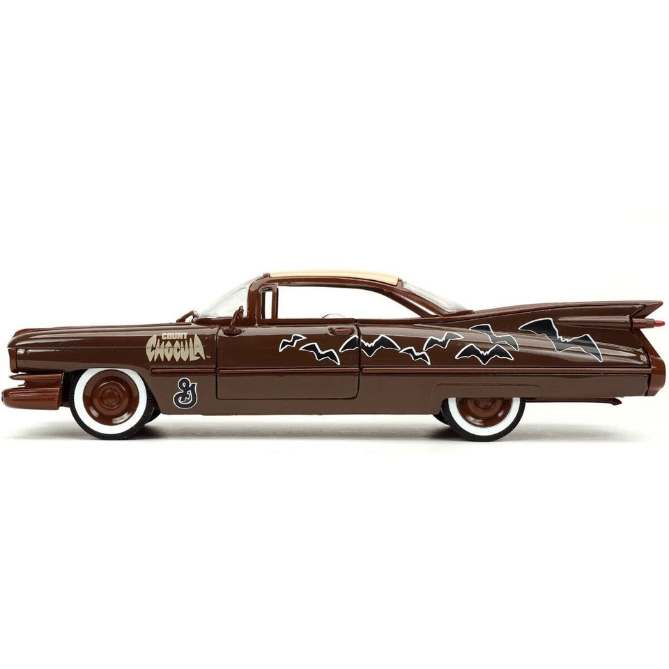 Jada Hollywood 1:24 1959 Cadillac Coupe Deville con figura Count Chocula 32204-P7 Foto 3 de 4