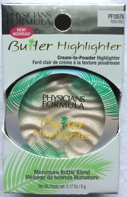 Physicians Formula Butter Highlighter Cream To Powder Pearl 0.17 oz NEW 