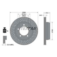 Textar 2X Bremsscheibe 92176705