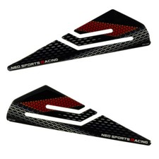 3D Knie-Pads seitlicher Tankschutz Gel Aufkleber rot kompatibel f&uuml;r Honda CB125R