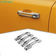 For Ford Bronco Sport 2021-2024 ABS Chrome Exterior Door Handles Cover Trim 4PCS