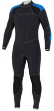 Bare 3mm Elastek, Women's Full Wetsuit Size 8TALL, (Black and Blue)