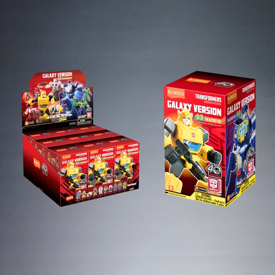 PAI TECH BLOKEES TRANSFORMERS GALAXY VERSION 03 AUTOBOT RUN MINI MODEL CASE OF 9 - Image 3 of 4