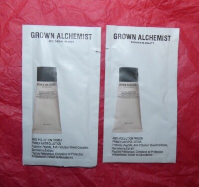 NEW GROWN ALCHEMIST Anti-Pollution Primer 0.07 oz. each 2 Samples