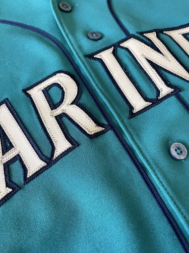 Vintage Russell Athletic Diamond Collection Seattle Mariners #24 Jersey Size 52 - Picture 8 of 24
